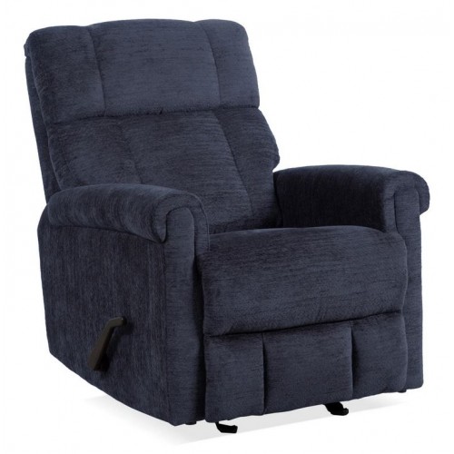 Classic Nocturne Fabric Perfect Match Gliding Recliner